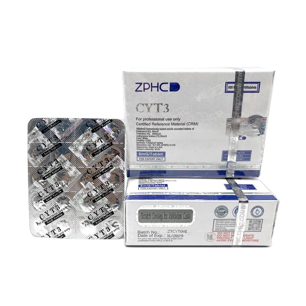 CYT-3 ZPHC — 6 mg “triple-cut” (100 tablets × 6 mg)