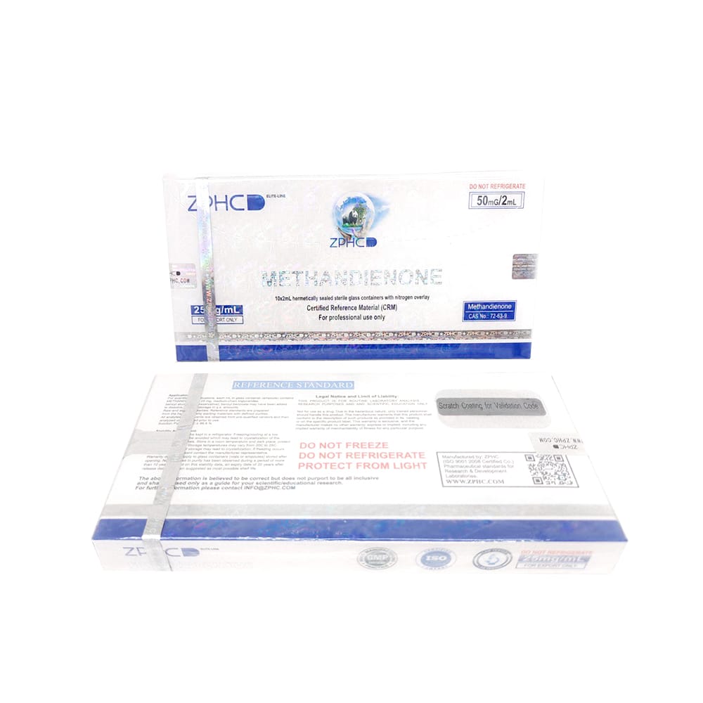 Methandienone Injectable ZPHC — 25 mg/ml (10 ampoules × 2 ml)