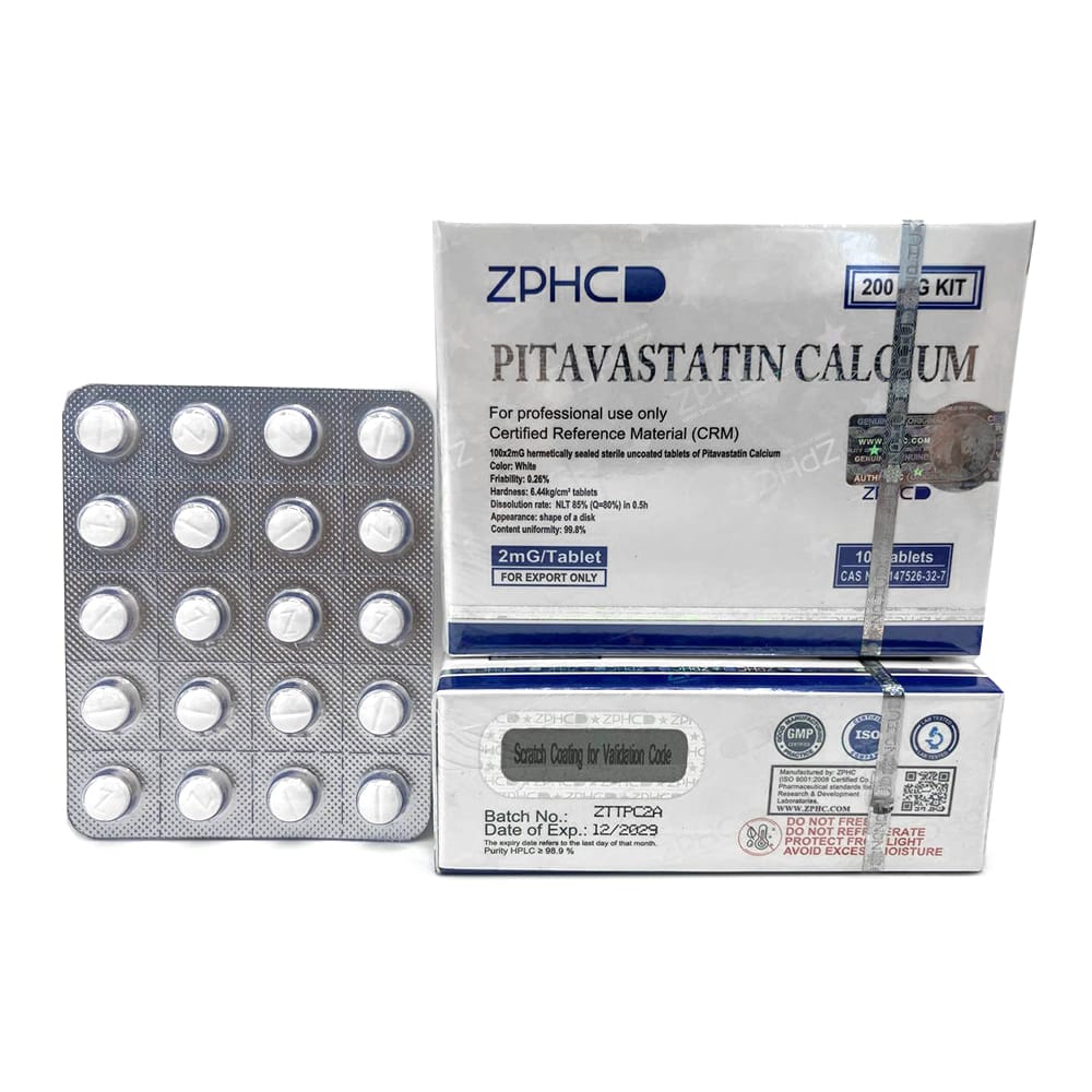 Pitavastatin Calcium ZPHC — 2 mg × 100 tablets