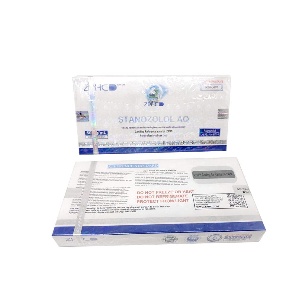 Stanozolol AQ ZPHC — 50 mg/ml (10 ampoules × 2 ml)